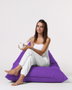 Atelier Del Sofa Pyramid Big Bed Pouf - Púrpura